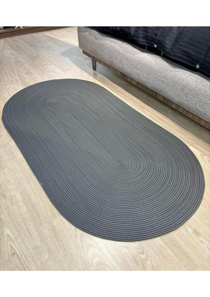 Jüt Çift Taraflı Oval Halı modelleri