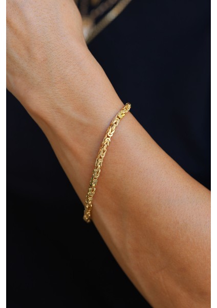 14 Ayar Altın Kral Zincir Bileklik fırsatları