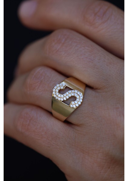 14 Ayar Altın S Harfli Yüzük fiyatları