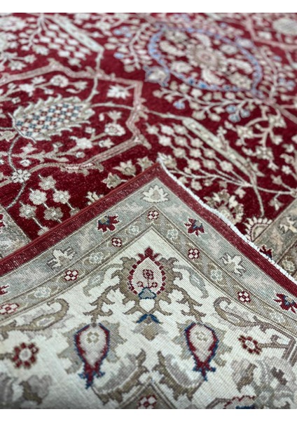 El Dokuma Afgan Uşak Halı - 251x306
