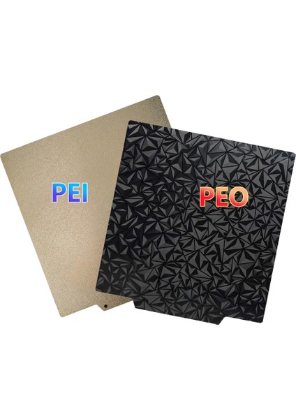 Peı+Peo (Elmas Desenli) Kaplı Yay Çeliği Manyetik Tabla (Smooth + Textured) - 235X235MM