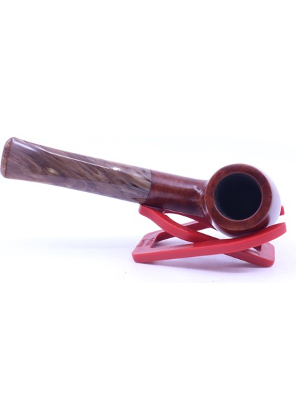 Sarı Yıldız Bent Billiard 9mm Filtreli Akrilik Saplı Pipo Mod L-10 247787