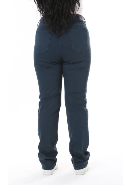 Kadın Büyük Beden Camel Yüksek Bel 5 Cepli Likralı Gabardin Pantolon 65N38117 indirimleri