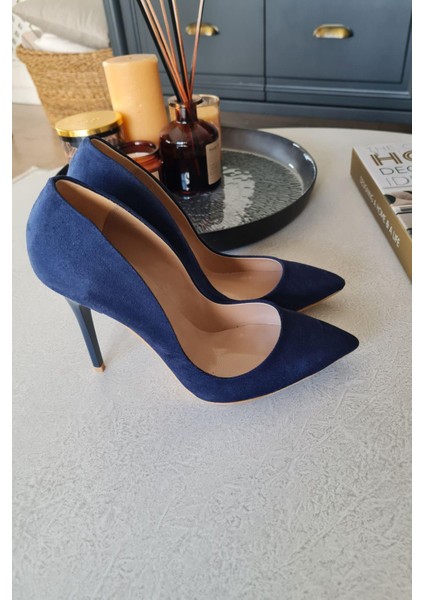 001 200 Topukla Kadın 10 cm Topuklu Klasik Sivri Burun Stiletto