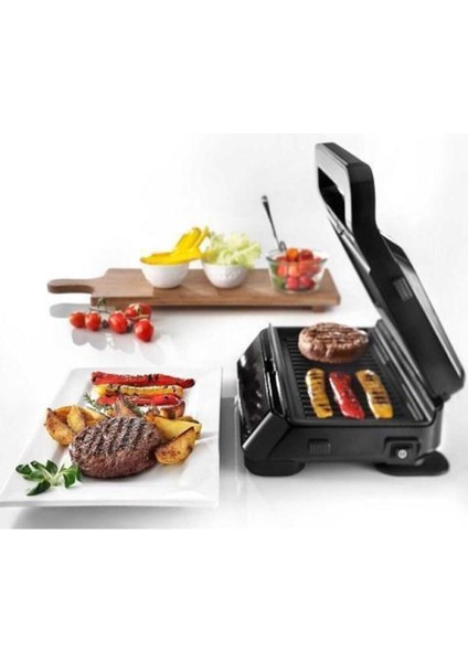 2 Delonghi Multigrill Easy SW12A.BK Izgara Tost Makinesi Tek Yönlü 700-1000 Watt Resmi Distribütör