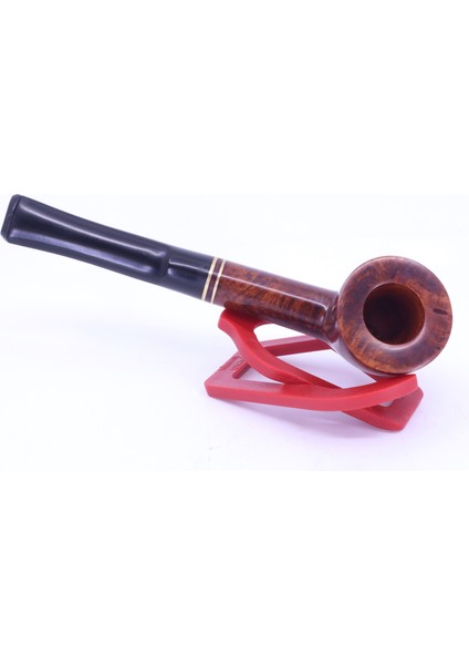 Kırmızı Yıldız Dublin 9mm Filtreli Ebonit Saplı Pipo 237085-112