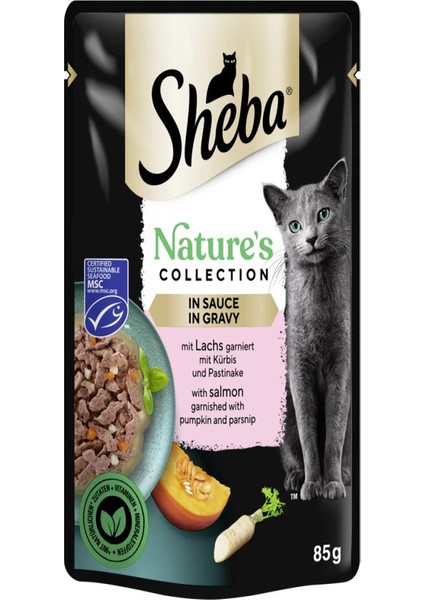 Naturescollection 85GRX28 Adet Somonlu Yaş Mama