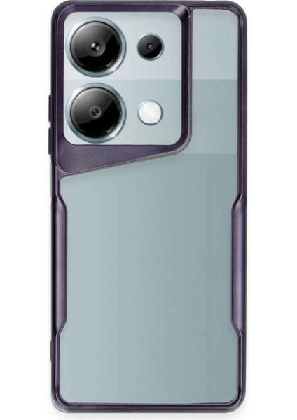 Xiaomi Poco M6 Pro 4g Uyumlu Mat Tasarımlı Yeni Renkli Silikon Kılıf - Derin Mor