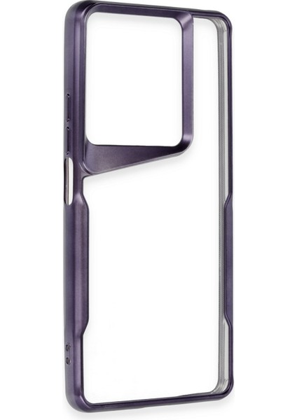 Xiaomi Poco X6 Uyumlu Mat Tasarımlı Yeni Renkli Silikon Kılıf - Derin Mor