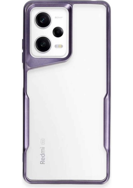 Xiaomi Redmi Note 12 Pro 5g Uyumlu Mat Tasarımlı Yeni Renkli Silikon Kılıf - Derin Mor