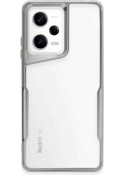 Xiaomi Redmi Note 12 Pro 5g Uyumlu Mat Tasarımlı Yeni Renkli Silikon Kılıf - Gümüş
