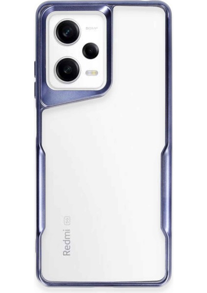Xiaomi Redmi Note 12 Pro 5g Uyumlu Mat Tasarımlı Yeni Renkli Silikon Kılıf - Lacivert