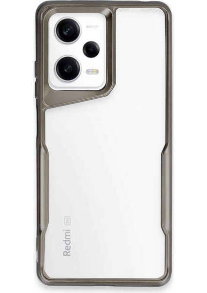Xiaomi Redmi Note 12 Pro 5g Uyumlu Mat Tasarımlı Yeni Renkli Silikon Kılıf - Titan Gri