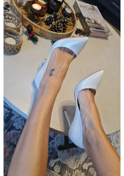 001 200 Topukla Kadın 10 Cm Topuklu Klasik Sivri Burun Stiletto