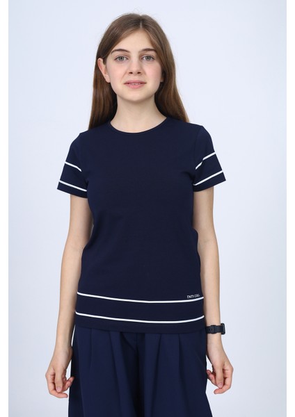 Kız Çocuk Okul Baskılı Tişört