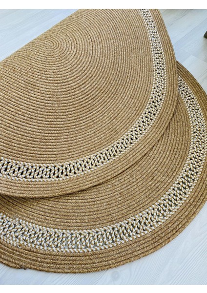 Jüt Çift Taraflı Oval Halı fırsatları