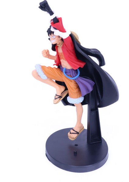 One Piece Luffy Punching Haki Pose Anime Figür