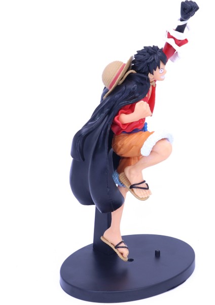 One Piece Luffy Punching Haki Pose Anime Figür