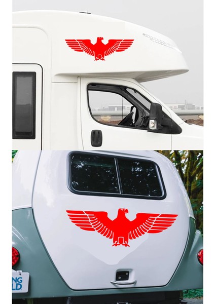 Kartal Karakartal Nazi Araba Oto Motosiklet Karavan Sticker 00455