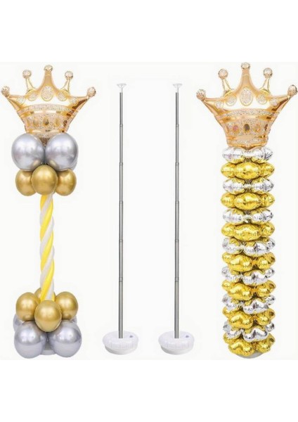 Balon Sdandı Pleksi Metal Çubuk Balon Kulesi 210 Cm fiyatları