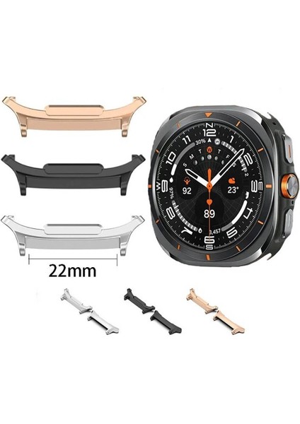 Galaxy Watch 7 Ultra Metal Kordon Dönüştürücü-Gold