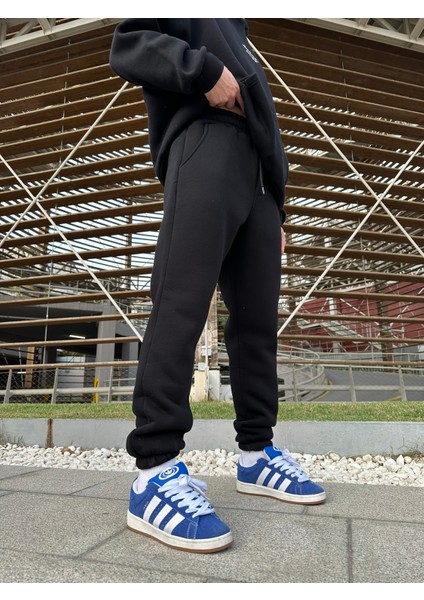 Düz Basic Jogger - Siyah