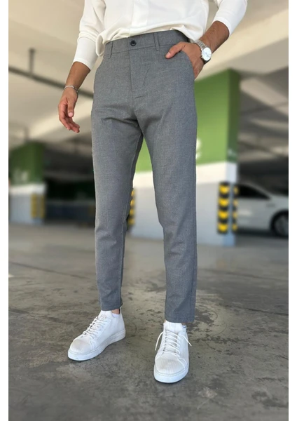 Hel 779 Slim Fit Pamuklu Casual Okul Kumaş Pantolon