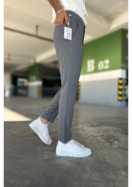 Hel 779 Slim Fit Pamuklu Casual Okul Kumaş Pantolon