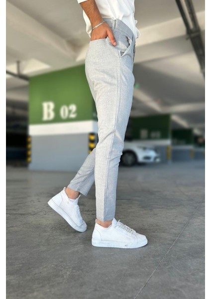 Hel 779 Slim Fit Pamuklu Casual Okul Kumaş Pantolon