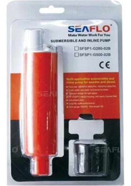SFSP-G500-02A Sintine Dalgıç Pompa 12 Volt 500 Gph 41MM Dış Çap