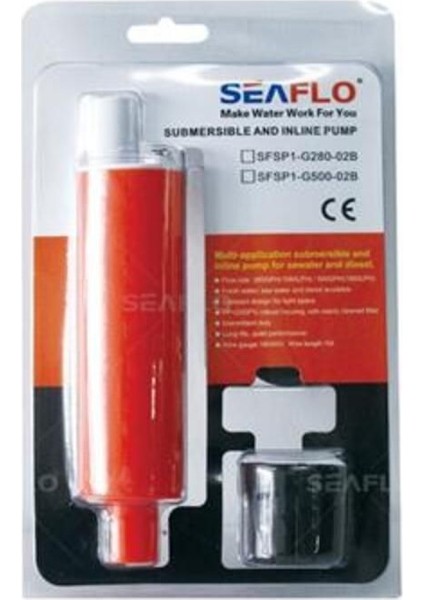 SFSP1-G200-03B Sintine Dalgıç Pompa 12 Volt 200 Gph 37.7mm Dış Çap