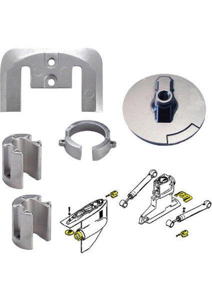 Mercury Tutya Bravo 1 Set 1000 gr Alü.