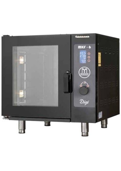 Elektrik Isıtmalı Dijital 6 Tepsili Konveksiyonlu Patisseri Fırın