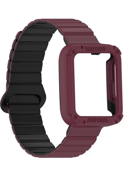 Xiaomi Redmi Watch 2 Silikon Kordon KRD-105 Strap Kayış-Starlight-Turuncu modelleri