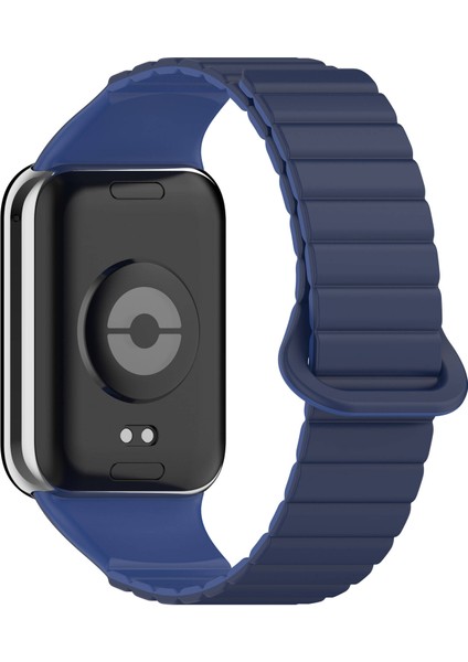 Xiaomi Redmi Watch 4 Silikon Kordon KRD-105 Strap Kayış-Lacivert