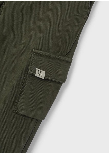 04-09 Yaş Erkek Çocuk Haki Renk Kargo Pantolon fırsatları