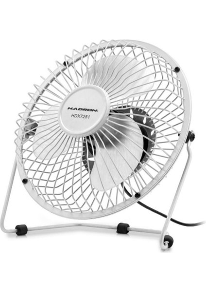 Siyah HDX7251 Metal Büyük Boy 8"usb Soğutucu Pervane Vantilatör 18*18CM Siyah Soğutucu Ayaklı 2 Yıl