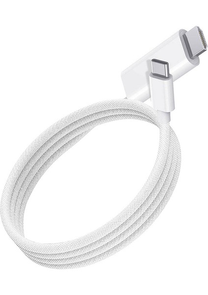 Type-C To HDMI (4K@60Hz) Kablo Wiwu WI-PS001 Pd Şarj ve Projeksiyon Kablosu 1.8m