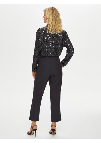 Paçası Pilise Detaylı Sraıght Fıt Pantolon 69466 fırsatları
