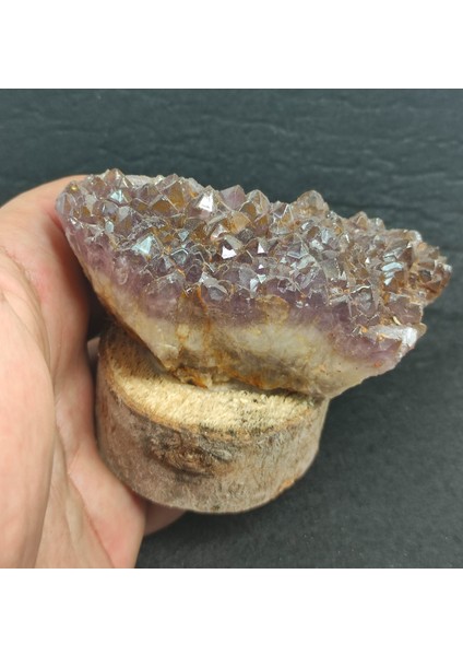Dekoratif Ham Uruguay Ametist (Mor Yakut) Kristal H195