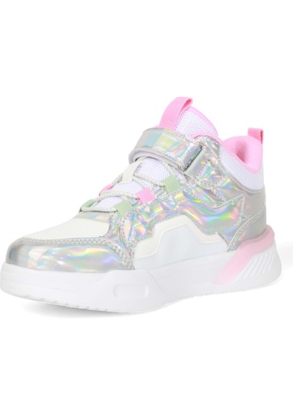 Kidessa 2067 Anatomik Tabanlı Ultra Hafif Çocuk Boğazlı Sneakers Ayakkabı - Nkt02067-Gümüş-33 modelleri