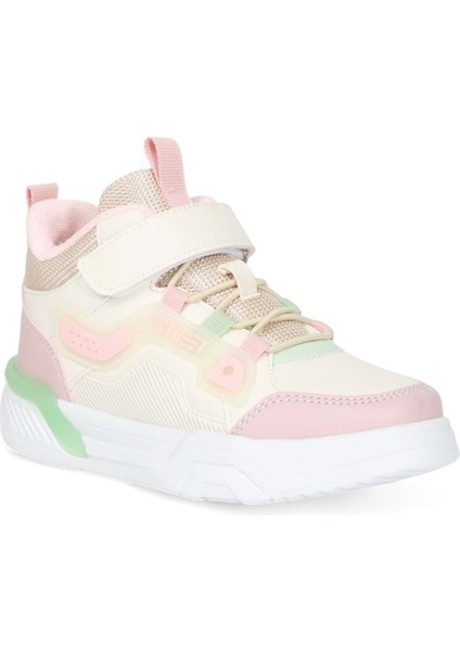Kidessa 2067 Anatomik Tabanlı Ultra Hafif Çocuk Boğazlı Sneakers Ayakkabı - Nkt02067-Pudra-31