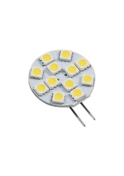 12 Led’li G4 Ampül Yan Gün Işığı 9-30 V