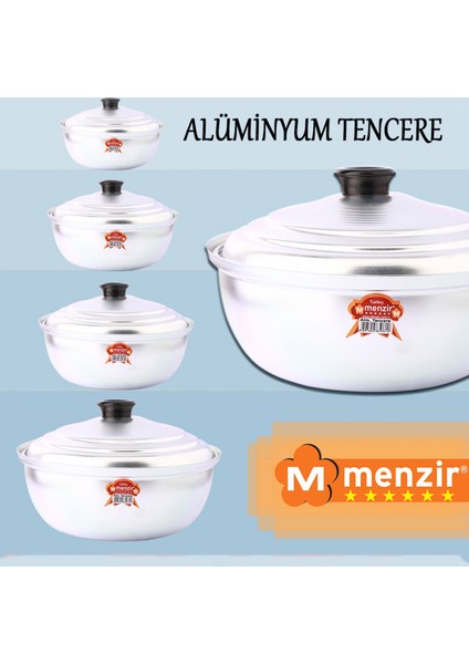 24 cm Kapaklı Alüminyum Salça Aşure Kavurma Helvane Tenceresi fiyatları