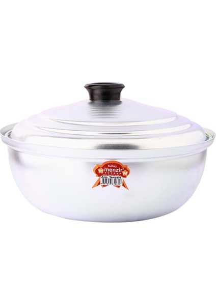 20 cm Kapaklı Alüminyum Salça Aşure Kavurma Helvane Tenceresi