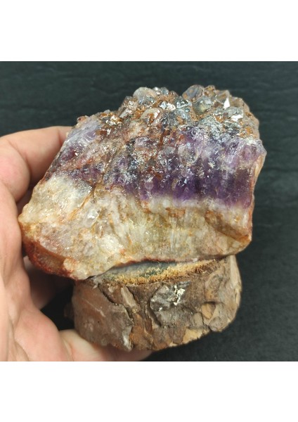 Dekoratif Ham Uruguay Ametist (Mor Yakut) Kristal H192
