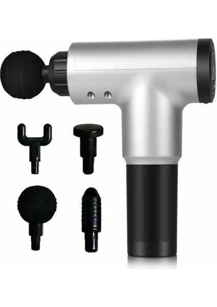 Tekno Trust 4 Başlık Tabanca Masaj Aleti