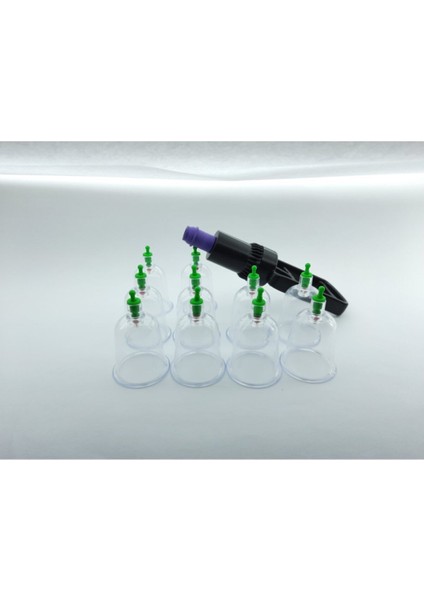 4 cm Hacamat Kupası 50 Adet + Pompa, Sağlık ve Bakım Seti