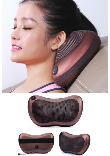 Tekno Trust Car Home Araç ve Ofis Masaj Yastığı Masaj Aleti Bel ve Boyun Tutucu