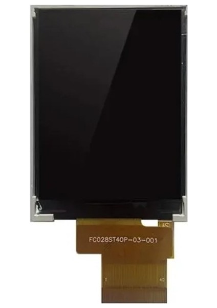 Tft LCD Ekran 2,8 Inç 40 Pin